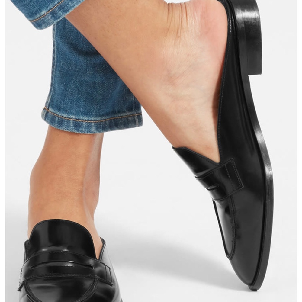 The Modern Penny Loafter Mule (Size 8 - Black)
